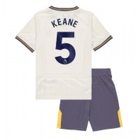 Echipament fotbal Everton Michael Keane #5 Tricou Treilea 2024-25 pentru copii maneca scurta (+ Pantaloni scurti)